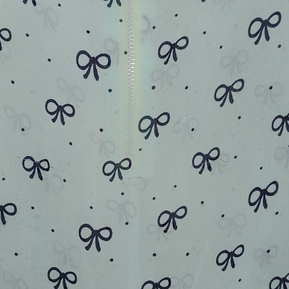 Sheer blouse with bows size XS - Picture 3 of 5